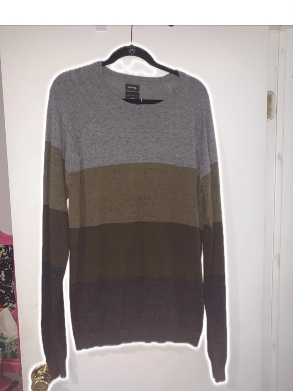 Diesel Men’s crew neck lightweight sweater size XL